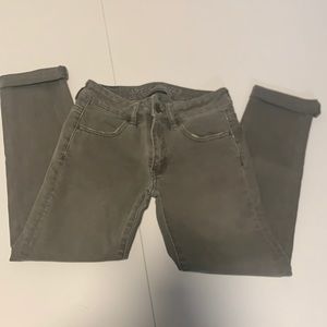 American Eagle Jegging Crop 00 Green